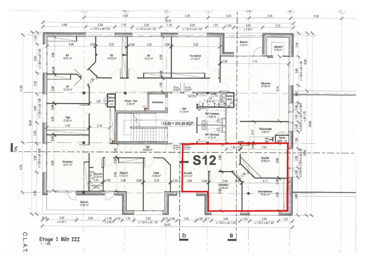 Bureau Dijon 94m² Location bureau Dijon Côte-d'Or OLBUR2529389 9